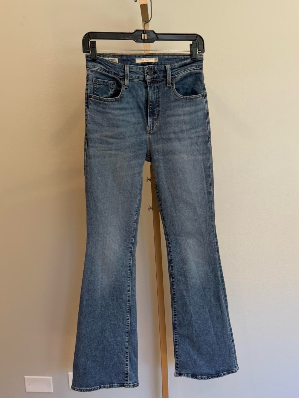 Levi's 726 Flare blue denim jeans size 26